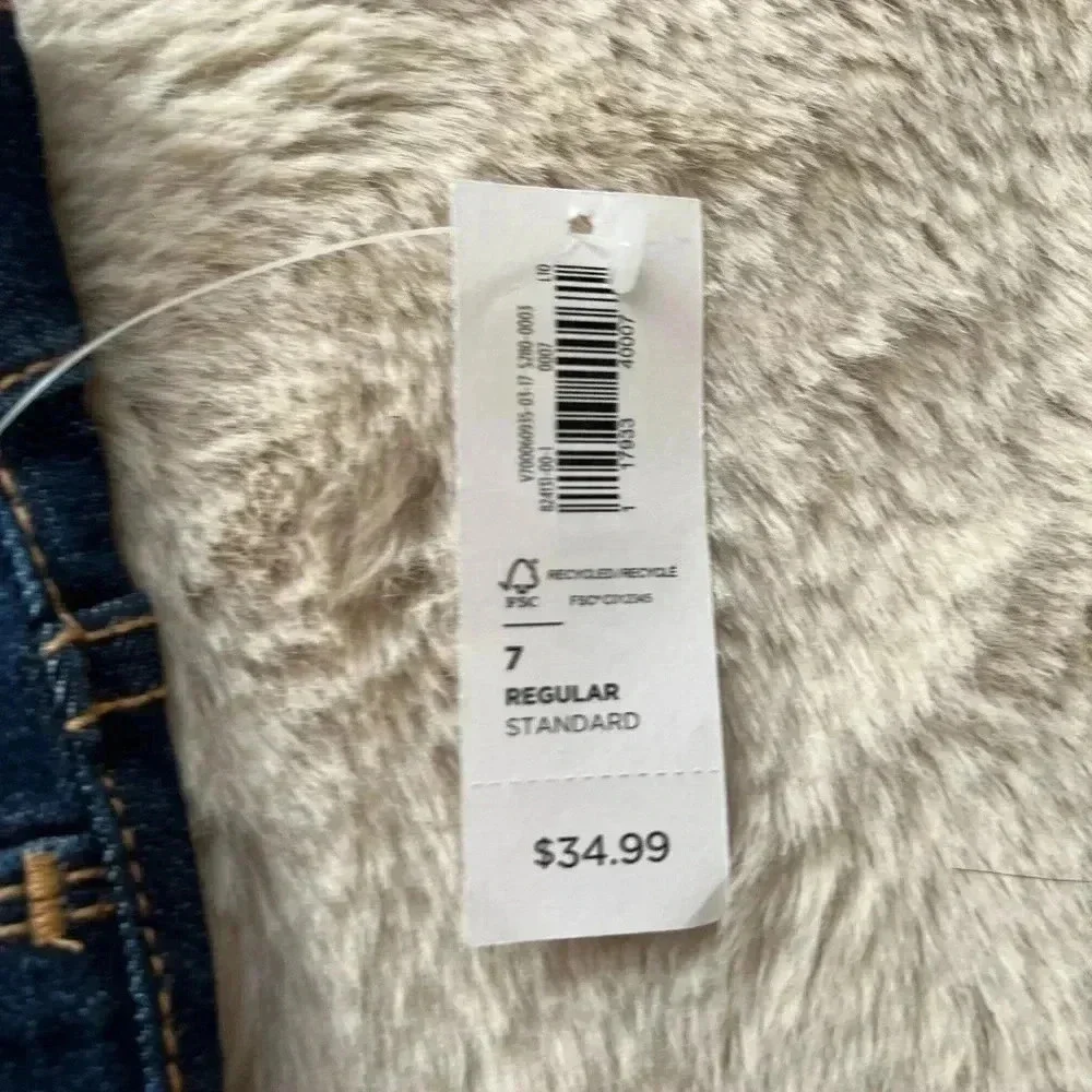 GIRLS OLD NAVY BALLERINA EMBELLISHED JEANS NWT SZ 7